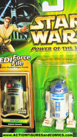 star wars action figures R2-D2 NABOO ESCAPE droid 2000 power of the jedi moc 000