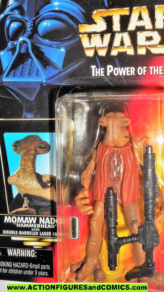 star wars action figures MOMAW NADON HAMMERHEAD .00 red card moc