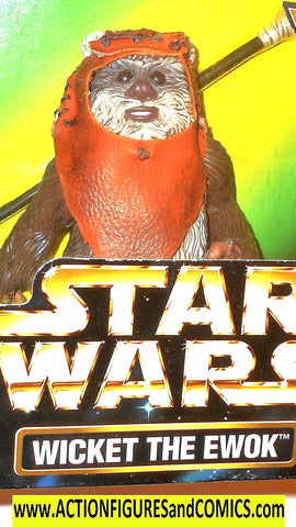 star wars action figures WICKET EWOK 12 inch series 1998 moc