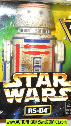 star wars action figures R5-D4 12 inch series 1998 droid mib moc