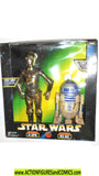 star wars action figures C-3PO & R2-D2 12 inch 1998 mib moc