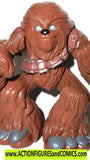 STAR WARS Galactic heroes CHEWBACCA open hand complete hasbro pvc