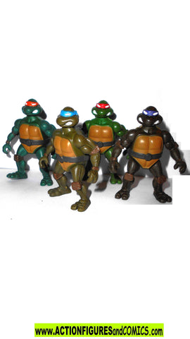 teenage mutant ninja turtles ALL FOUR 2003 mini turtles 2002 –  ActionFiguresandComics