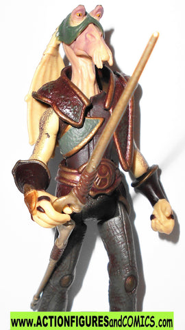 star wars action figures CAPTAIN TARPALS 1999 episode I 1 complete hasbro toys