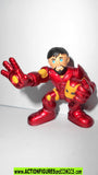 Marvel Super Hero Squad IRON MAN Tony stark unmasked 2008