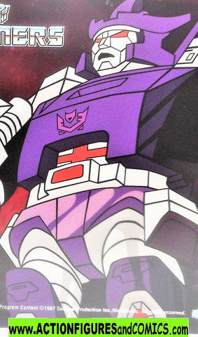 transformers Animation GALVATRON 2002 Rhino DVD 1986 movie cartoon g1