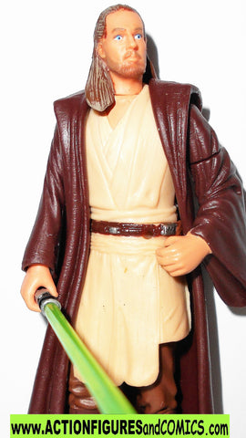 star wars action figures QUI GON JINN naboo 1999 episode I 1 complete hasbro toys