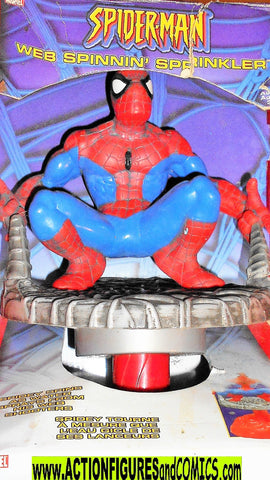 Spider-man WEB SPINNIN' LAWN SPRINKLER 2003 marvel universe