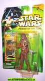 star wars action figures CHEWBACCA mechanic power of the jedi moc