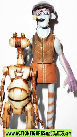 star wars action figures ODY MANDRELL & PIT DROID 1999 1