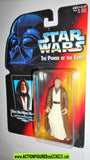star wars action figures BEN OBI WAN KENOBI 1995 .00 long saber red card moc