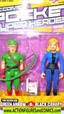 dc direct GREEN ARROW BLACK CANARY 2003 pocket heroes moc