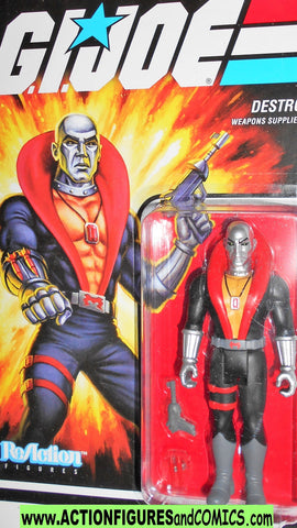 gi joe DESTRO 2021 Reaction figures super7 cartoon animated moc