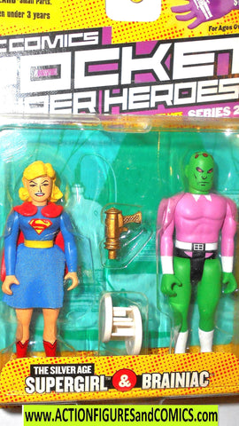dc direct SUPERGIRL vs BRAINIAC 2003 superman pocket heroes moc