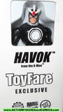 X-MEN X-Force toy biz HAVOK toyfare 1999 marvel universe moc mib