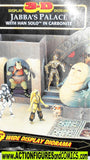 star wars action figures JABBA's PALACE 3D Diorama potf moc mib