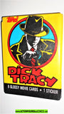 Dick Tracy TRADING CARD topps UNOPENED WAX PACK 1990 cover 1