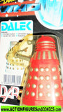 doctor who action figures DALEK dapol red silver vintage dapol 1987 moc 235