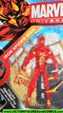 marvel universe IRON SPIDER-MAN translucent VARIANT series 2 21 moc