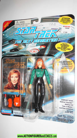 Star Trek DR BEVERLY CRUSHER duty uniform 1994 playmates moc