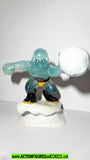 Marvel Super Hero Squad ICEMAN complete x-men snowball light blue pvc action figures