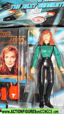 Star Trek DR BEVERLY CRUSHER duty uniform 1994 playmates moc