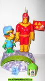 simpsons RADIOACTIVE MAN & BOY milhouse playmates complete