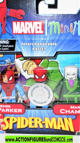 minimates SPIDER-MAN sense peter parker CHAMELEON marvel universe moc