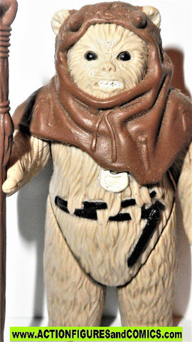 star wars action figures CHIEF CHIRPA EWOK 1983 vintage kenner complete