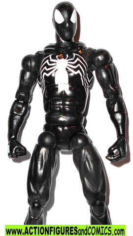 marvel legends SPIDER-MAN ORIGINS black suit WHITE emblem variant