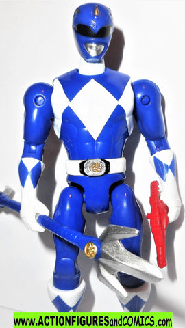 Power Rangers BLUE RANGER 5 inch Mighty Morphin then now bandai
