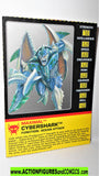 Transformers beast wars CYBERSHARK 1996 1997 file card great white
