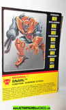 Transformers beast wars SNARL file card 1996 tech specs