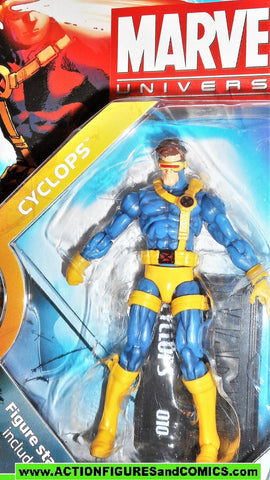 marvel universe CYCLOPS jim lee 90's style 2011 series 3 x-men 010 10 moc
