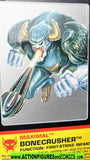 Transformers beast wars BONECRUSHER file card 1996 bison tech spec