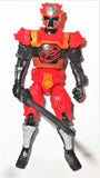 Power Rangers RED RANGER Lion Fire Armor 5 inch super ninja steel bandai