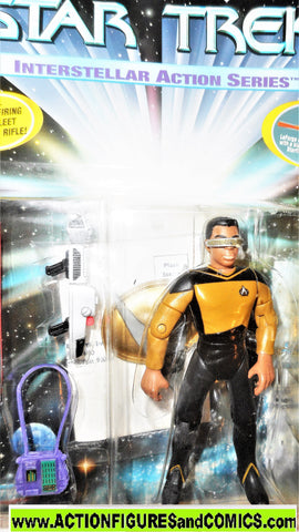 Star Trek GEORDI LAFORGE interstellar action series 1995 playmates moc