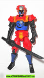 Power Rangers BLUE RANGER Lion Fire Armor 5 inch super ninja steel bandai