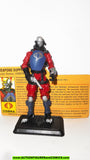 gi joe DESTRO 2008 v22 25th anniversary resolute complete with file card