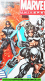 marvel universe X-FORCE team WOLVERINE DEADPOOL WARPATH x-men 3 pack moc mib