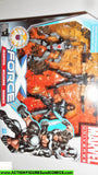 marvel universe X-FORCE team WOLVERINE DEADPOOL WARPATH x-men 3 pack moc mib
