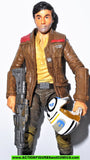 STAR WARS action figures POE DAMERON Pilot helmet 6 inch THE BLACK SERIES 2015