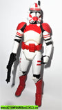 star wars action figures CLONE SHOCK TROOPER Red 30th 2007