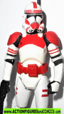 star wars action figures CLONE SHOCK TROOPER Red 30th 2007