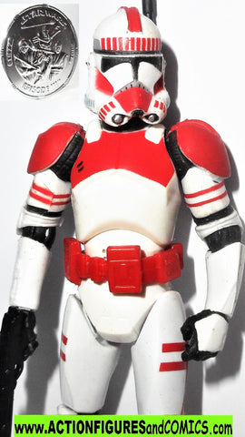 star wars action figures CLONE SHOCK TROOPER Red 30th 2007