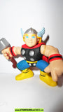 Marvel Super Hero Squad THOR avengers face off black pvc action figures