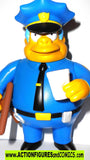simpsons CHEIF WIGGUM police officer playmates world of springfield cop
