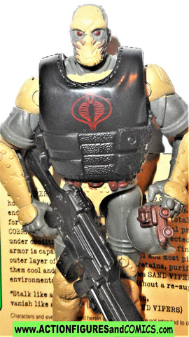 Gi joe SAND VIPER 2003 v1 cobra spy troops 100%