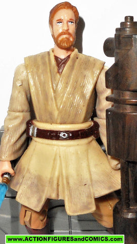 star wars action figures OBI WAN KENOBI jedi kick #27 revenge of the sith