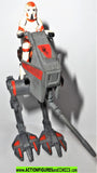 star wars titanium AT-RT utapau commander cody orange galoob 2008